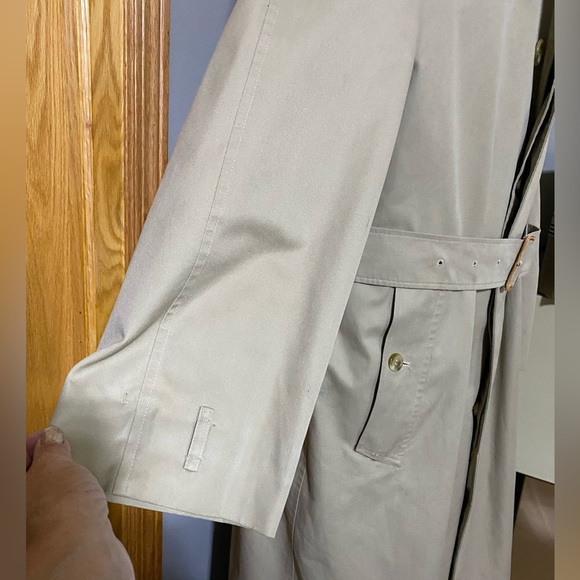 Vintage Burberry Trench w/Nova CHECK Lining🔥Made in 🇬🇧UPSCALE Details🔥GUC/C+ - Picture 5 of 16